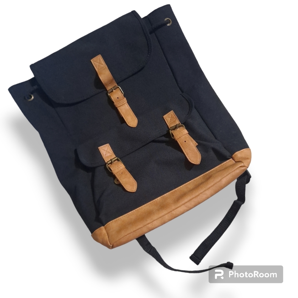 Dsw Black Canvas Backpack